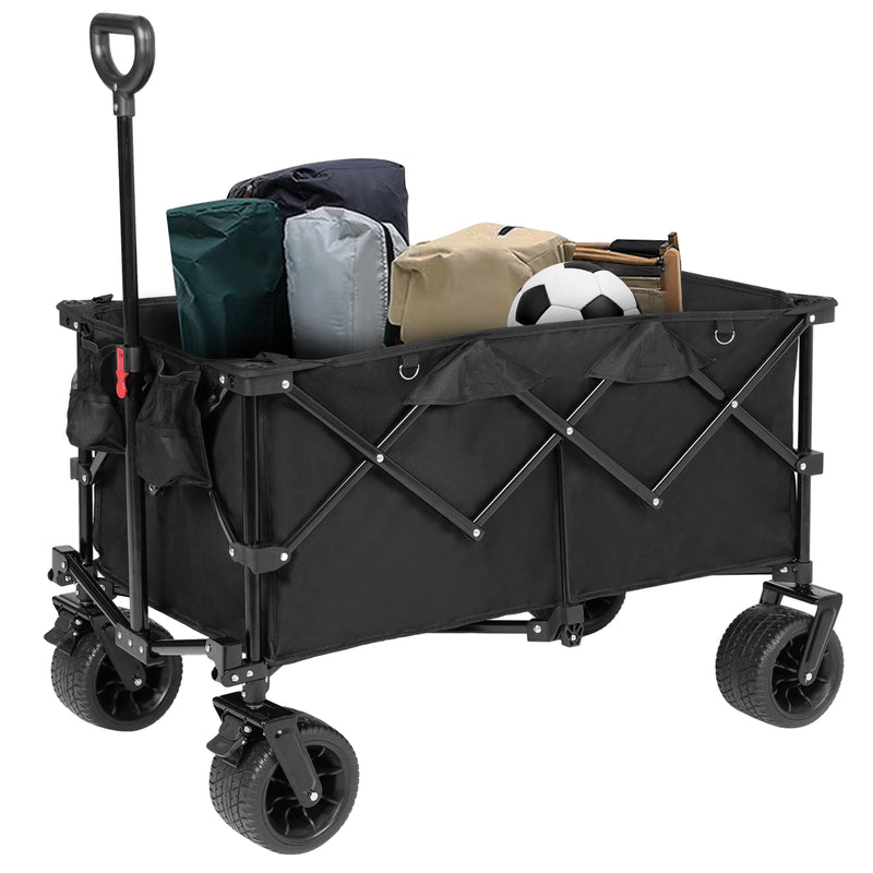 Advwin 200L Collapsible Folding Wagon Outdoor Trailer