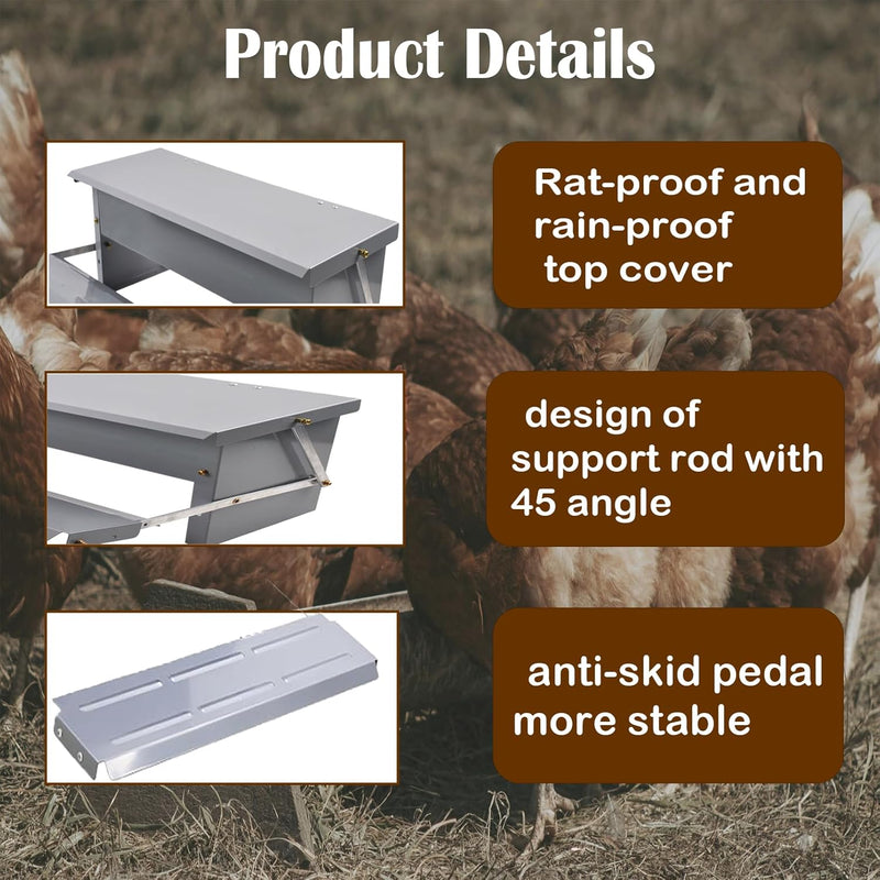 Advwin Automatic Chicken Feeder 10KG Capacity
