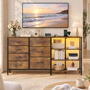 Advwin 7-Drawer Dresser with Charging Station