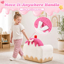 Advwin Sherpa Toddler Sofa Chair for Ages 1-6
