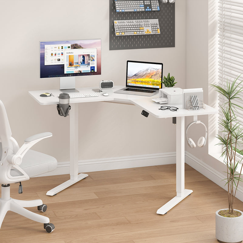 Advwin Electric Standing Desk L Shaped