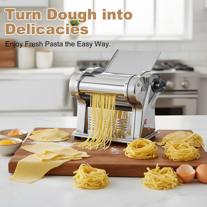 Advwin Electric Pasta Maker Machine with 1–4mm Thicknes
