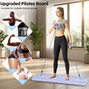 Advwin Foldable Pilates Reformer Board w/Back Storage