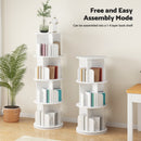 Advwin 4-Tier Rotating 360° Bookshelf Organizer