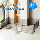 Advwin DIY Pet Playpen Metal Fence 20 Panels