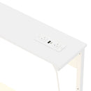 Advwin 80cm Small Desk w/ Monitor Stand & Pegboard