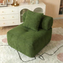 Advwin Armless Modular Sofa Corduroy Cloud Chair