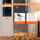 Advwin Large Aluminum Dog Door for Sliding Glass Door
