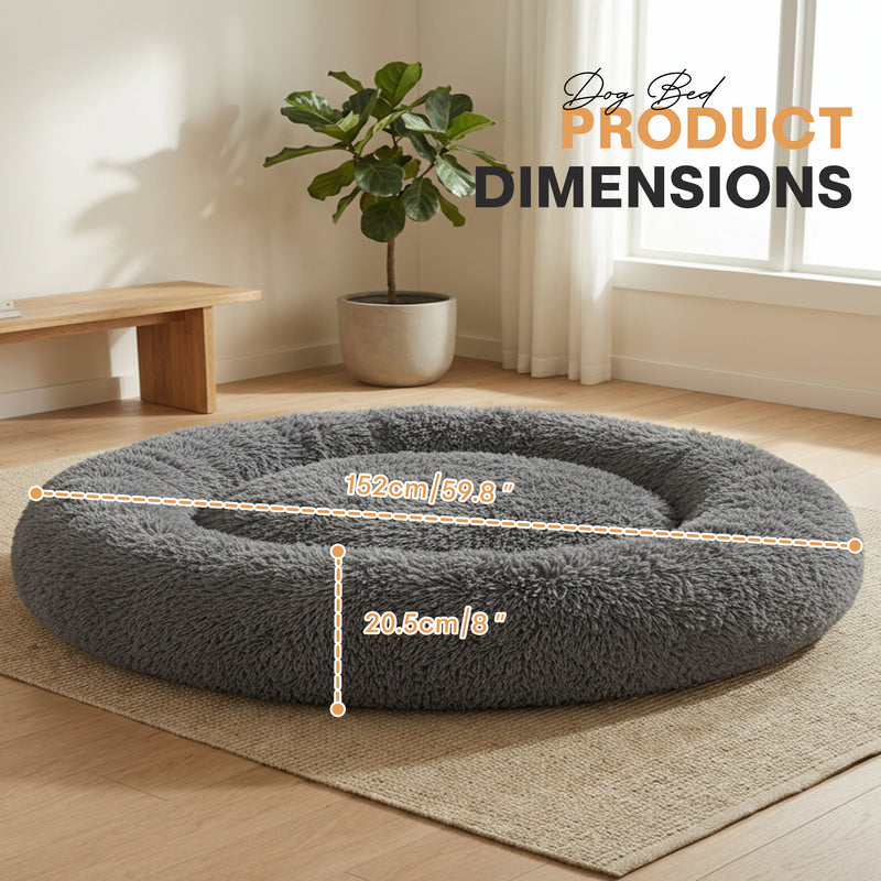 Advwin Human-Size Dog Bed 168x152x20.5cm Fits Adult and Pet