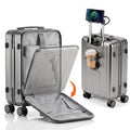 Advwin 20" Carry On Luggage with 7-Piece Travel Bag Set