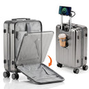 Advwin 20" Carry On Luggage with 7-Piece Travel Bag Set