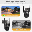 Advwin Wireless Outdoor Solar Security Cameras
