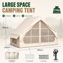Advwin 2-6 Person Inflatable Glamping Tent with Pump