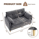 Advwin Loveseat Sofa 127cm 2-Seater