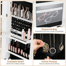 Advwin 360° Swivel Jewelry Cabinet with Lock