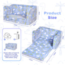 Advwin 2-in-1 Toddler Couch Folding Sofa Bed Convertible