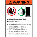 Advwin 6 Tier Tree Bookshelf w/ 3-Color Light