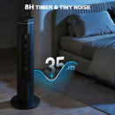 Advwin Electric Tower Fan w/ 90° Oscillation & Remote