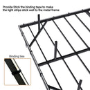 Advwin Queen Floating Bed Frame with LED Lights