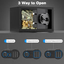 Advwin Steel Safe Box with Digital Keypad 13L