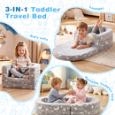Advwin 3-in-1 Convertible Toddler Travel Sofa Bed