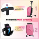 Advwin 2-in-1 Foldable Scooter Suitcase LED Wheels