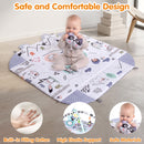 Advwin 8-in-1 Baby Gym Play Mat w/ Ball Pit & Sensory Toys