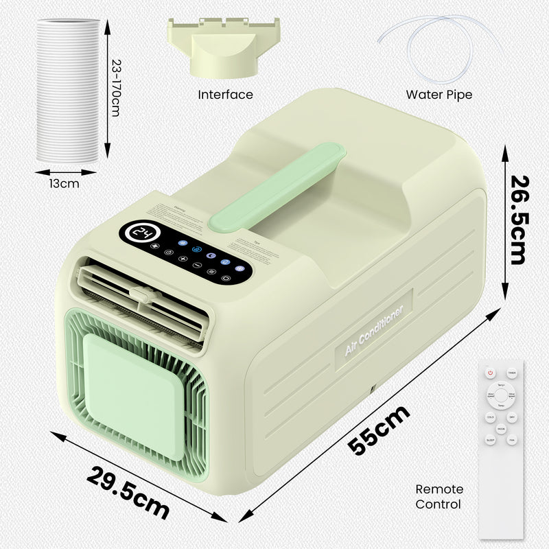 Advwin Portable Air Conditioner 1400W/4800BTU Green