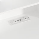 Advwin Dressing Table Stool Set w/ LED Lights & Storage