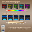 Advwin Bedside Table Wireless Charging Station Black