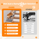 Advwin Wooden Pet Ramp with Non-Slip Gentle Slope