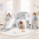 Advwin 10-in-1 Kids Slide Swing Set Indoor & Outdoor Playset
