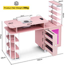 Advwin Manicure Table Dust with Dust Collector LED Light