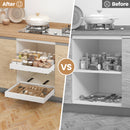 Advwin Extendable Cabinet Organizer with Pull Out