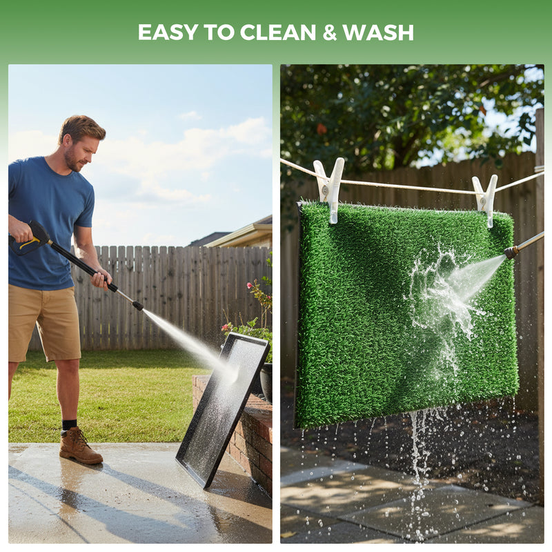 Advwin Large Dog Grass Toilet with Tray