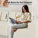 Advwin Armless Sofa Chair Chenille Fabric (Pre-Order)