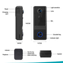 Advwin Wireless Video Doorbell w/ Chime & Human Detection