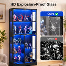 Advwin 7-Tier Display Cabinet with LED Light 180cm