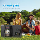 Advwin Black Mini Fridge for Bedroom 10L