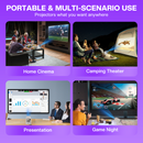 Advwin 8K Mini Projector with WIFI6 & BT 5.4