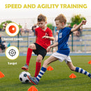 Advwin Light Up Soccer Goals for Kids with Carry Bag