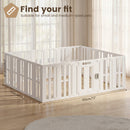 Advwin 20-Panel Dog Playpen with Door 180 x 150 x 61cm