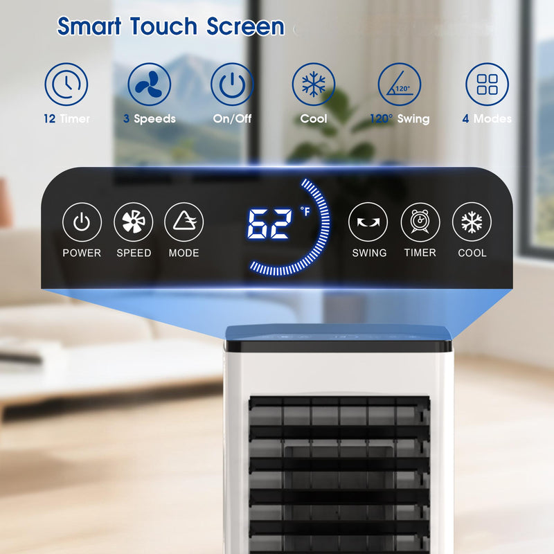 Advwin 3 in 1 Evaporative Air Cooler 12L with 12H Timer