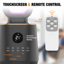 Advwin Electric Bladeless Fan Heater with Thermostat