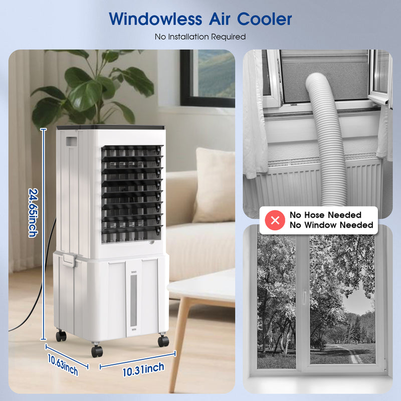 Advwin 3 in 1 Evaporative Air Cooler 12L with 12H Timer
