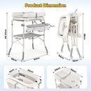 Advwin 2-in-1 Foldable Baby Bathtub & Changing Table