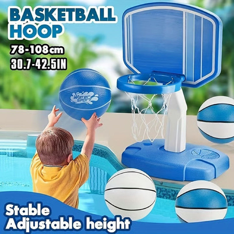 Advwin Kids Poolside Basketball Hoop Adjustable Height
