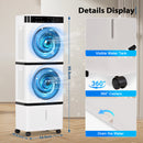 Advwin Evaporative Air Cooler Fan Dual-Turbine Airflow