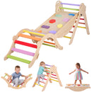 Advwin 9-in-1 Wooden Pikler Climbing Set for Toddlers
