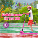 Advwin Kids Scooter Folding Kick Scooter Pink